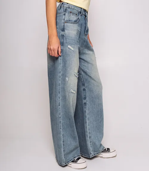 Джинсы #КТ8667 (1), голубой