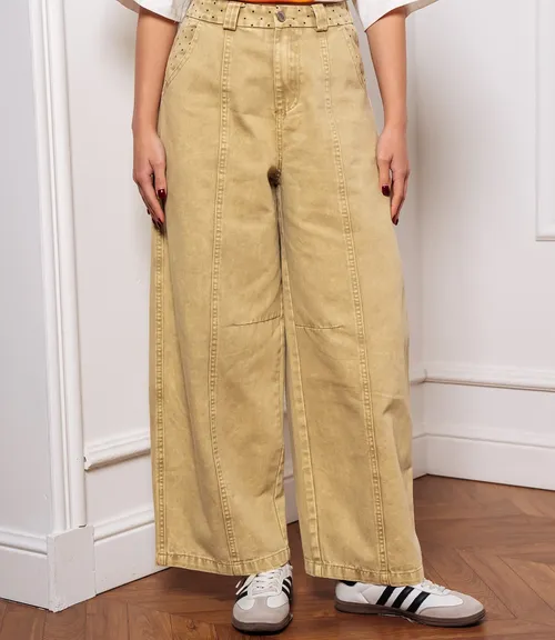 Джинсы #КТ2026 (3), песочный