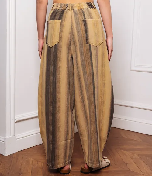 Джинсы #КТ616 (5), бежевый