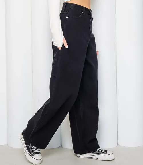 Джинсы #КТ10961, чёрный