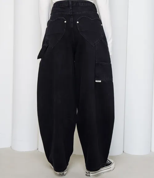 Джинсы #КТ10961, чёрный