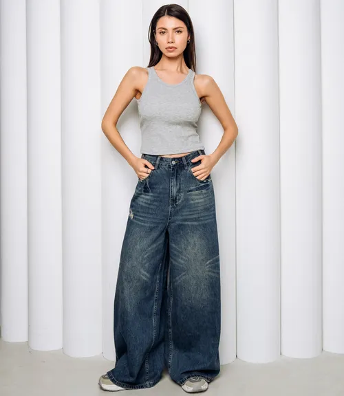 Джинсы #КТ2691 (1), синий