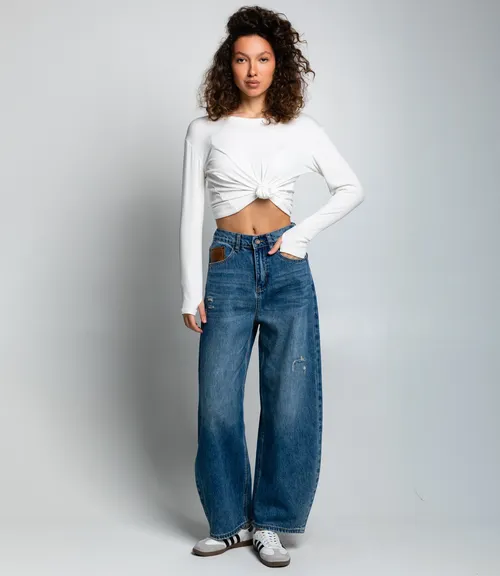 Джинсы #КТ8661 (1), синий