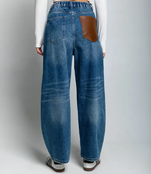 Джинсы #КТ8661 (1), синий