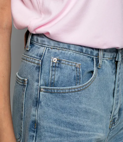 Джинсы #КТ61926, голубой