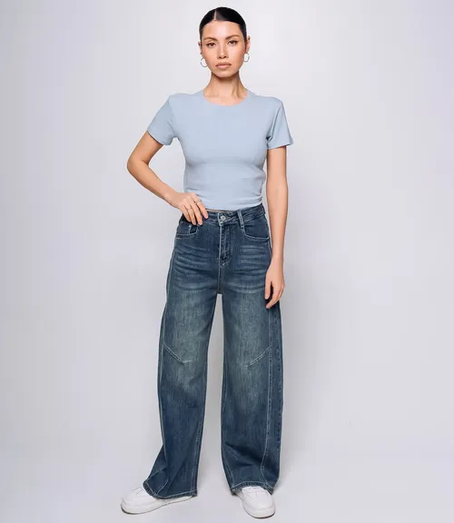 Джинсы #КТ15108, синий