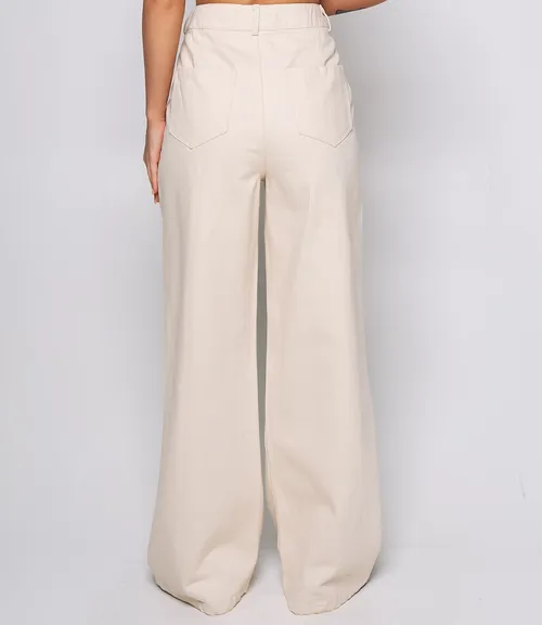 Джинсы #ОКТ165001, светло-бежевый