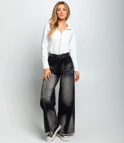 Джинсы #КТ8201 (4), тёмно-серый