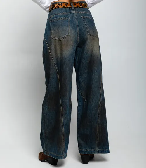 Джинсы #КТ31110, синий