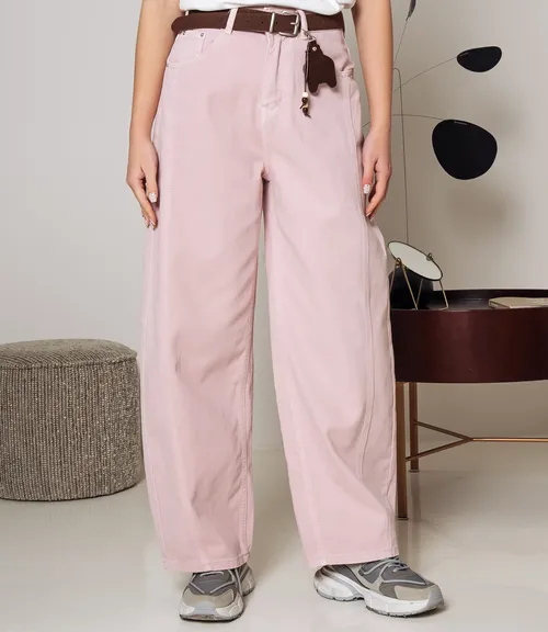 Джинсы #КТ6906 (1), светло-розовый