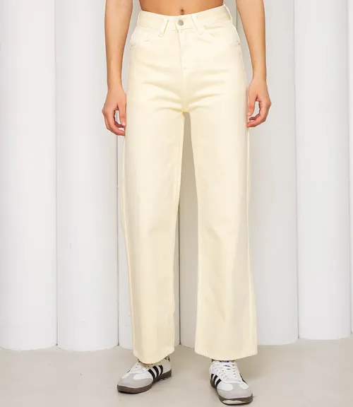 Джинсы #КТ9610, светло-жёлтый