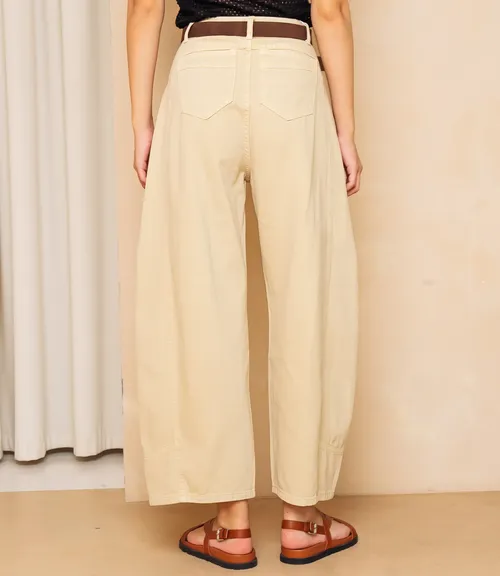 Джинсы #КТ8962, бежевый