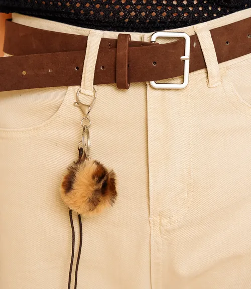 Джинсы #КТ8962, бежевый