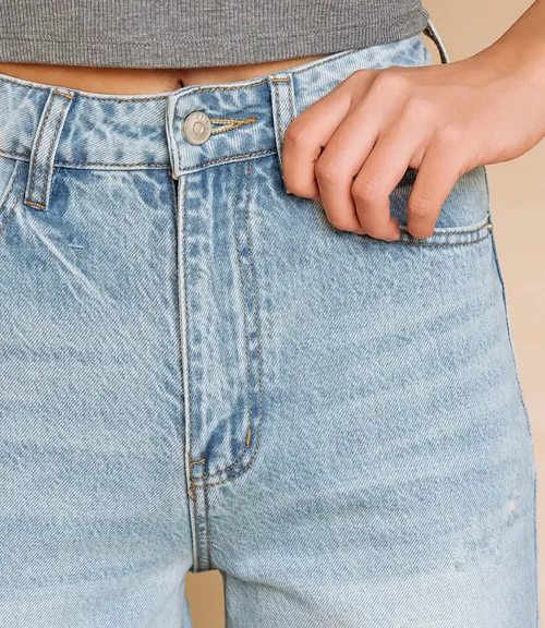 Джинсы #КТ1616 (1), голубой