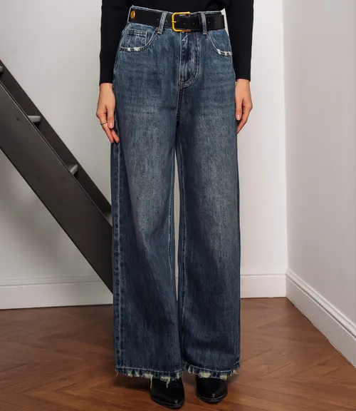 Джинсы #КТ88170, синий