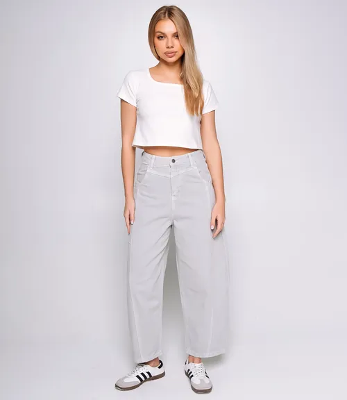 Джинсы #КТ7076, светло-серый