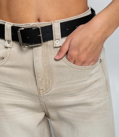 Джинсы #КТ89521, бежевый