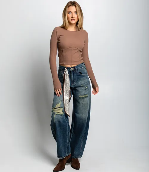 Джинсы #КТ6625 (2), синий