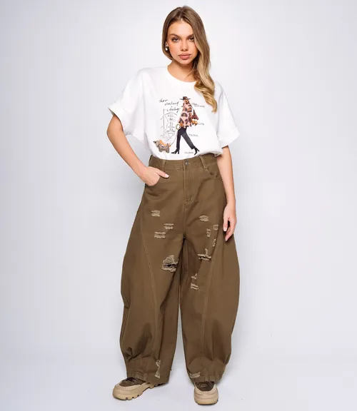 Джинсы #КТ3953 (1), хаки