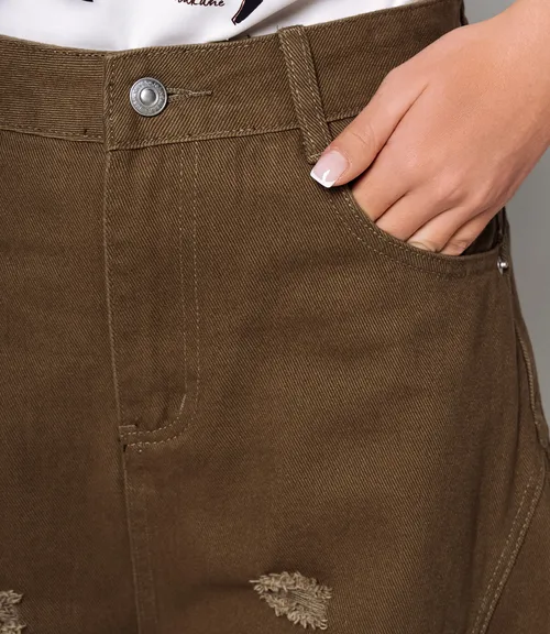 Джинсы #КТ3953 (1), хаки