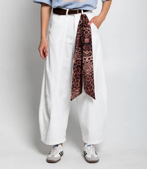 Джинсы #КТ70016, белый