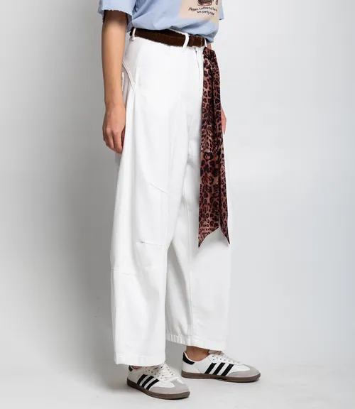 Джинсы #КТ70016, белый