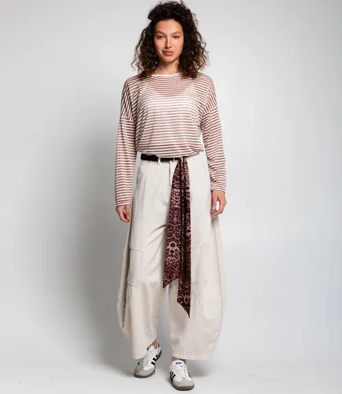 Джинсы #КТ70016, светло-бежевый