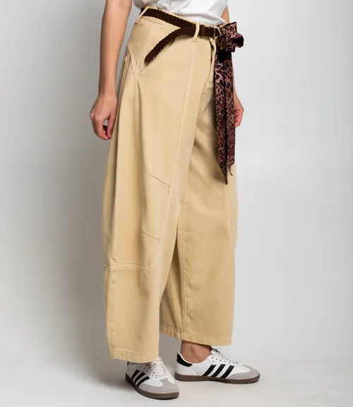 Джинсы #КТ70016, песочный