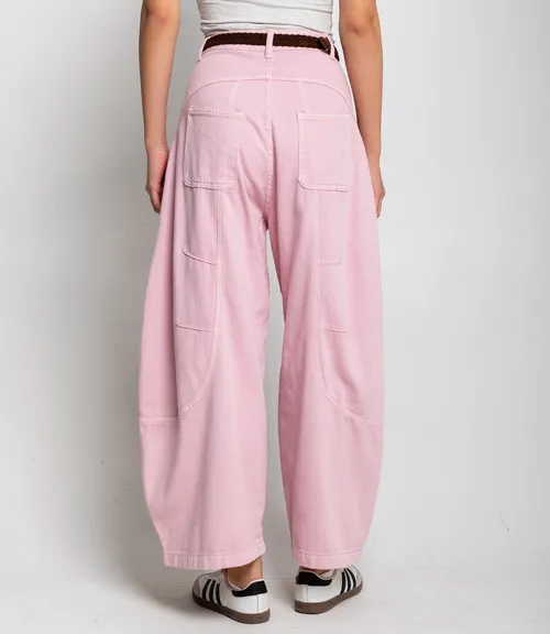 Джинсы #КТ70016, пудровый