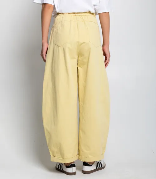 Брюки #КТ2635, светло-жёлтый