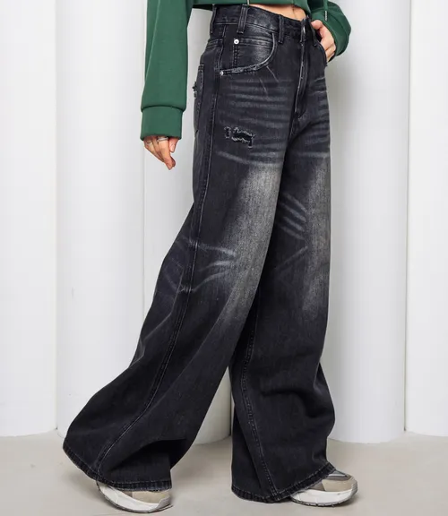 Джинсы #КТ2691 (1), чёрный