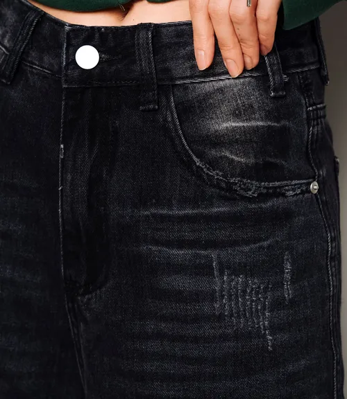 Джинсы #КТ2691 (1), чёрный