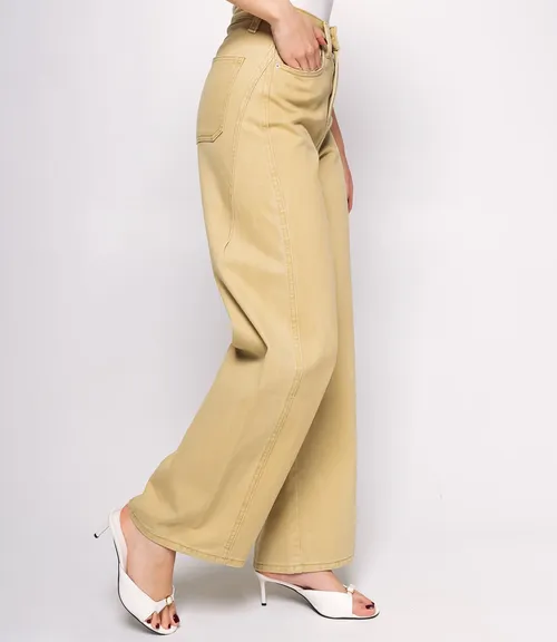 Джинсы #КТ9612, песочный