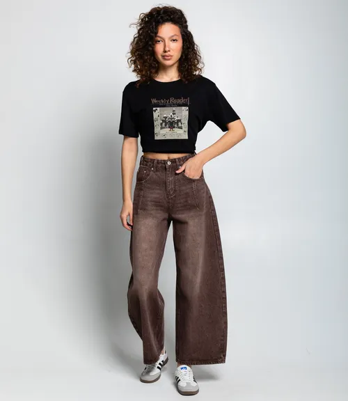 Джинсы #КТ8895 (2), коричневый