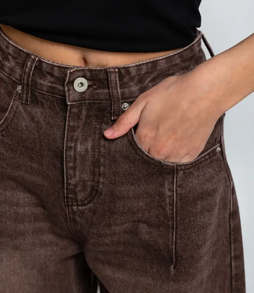 Джинсы #КТ8895 (2), коричневый