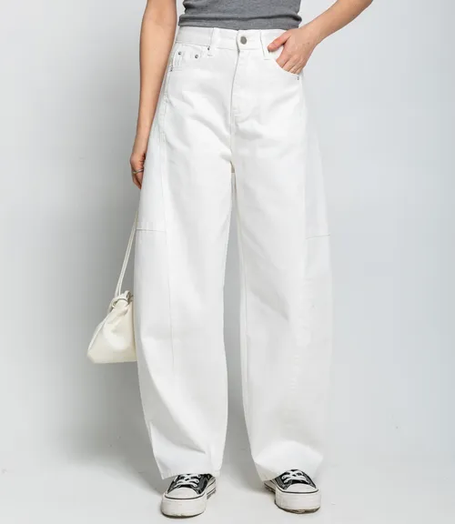 Джинсы #КТ10381, белый