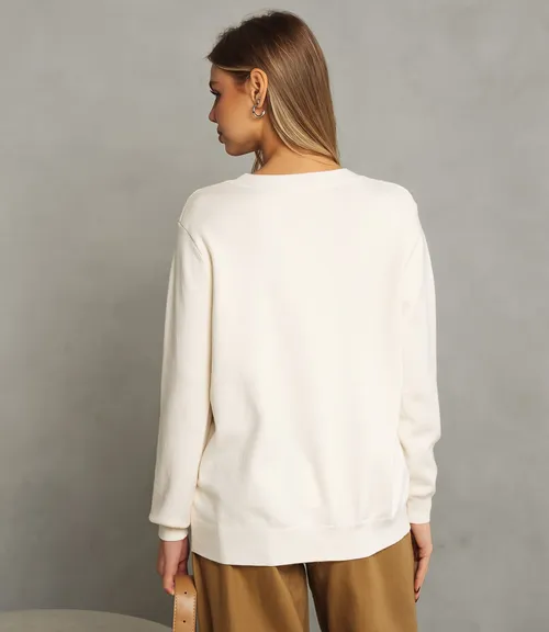 Джемпер #КТ24069, кремовый