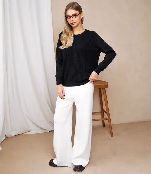 Джемпер #КТ24069, чёрный