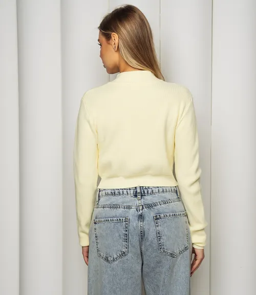 Джемпер #КТ121 (8), светло-жёлтый