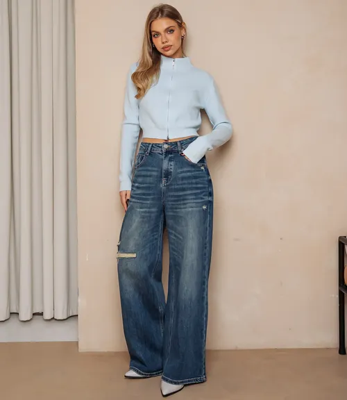 Джемпер #КТ121 (8), голубой