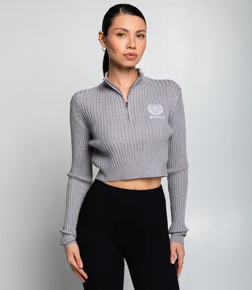 Джемпер #КТ1228, серый