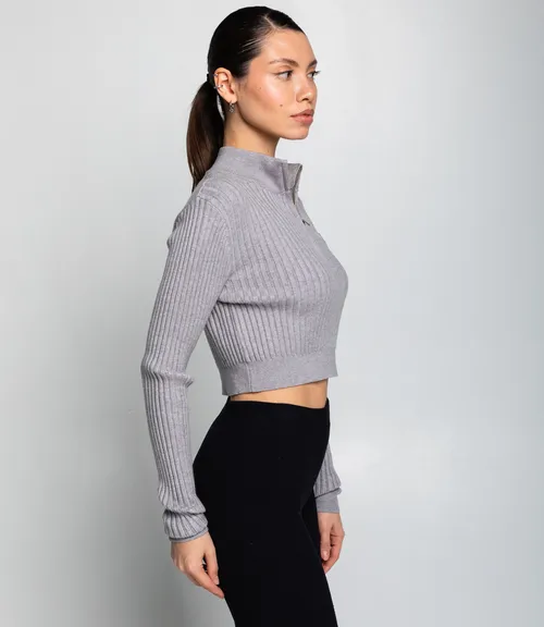 Джемпер #КТ1228, серый