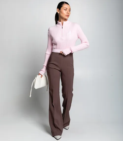 Джемпер #КТ1228, светло-розовый