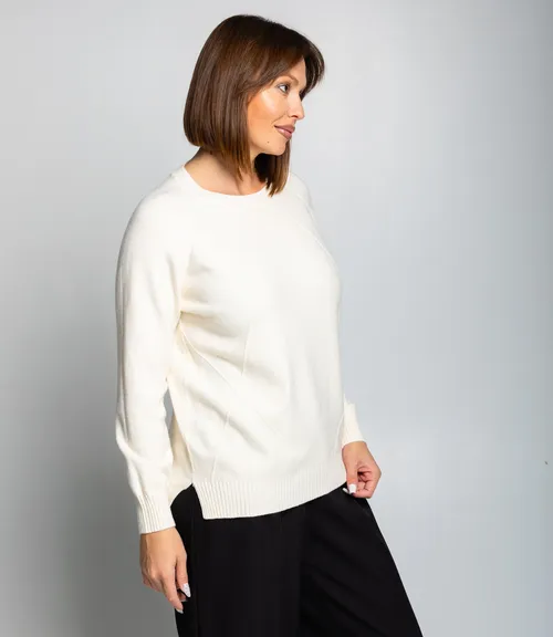 Джемпер #КТ8066, кремовый