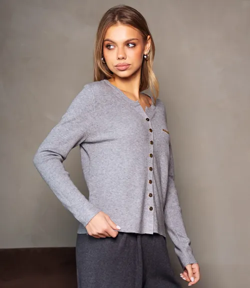 Кардиган #КТ9055 (2), серый