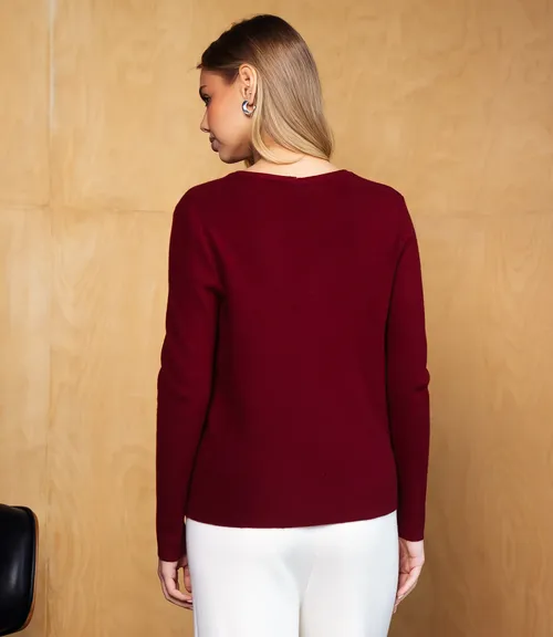 Кардиган #КТ9055 (2), бордовый