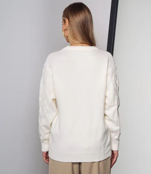 Джемпер #КТ818 (6), молочный