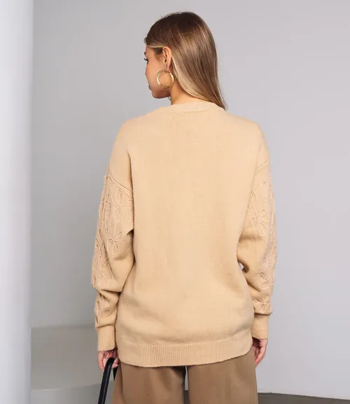 Джемпер #КТ818 (6), бежевый