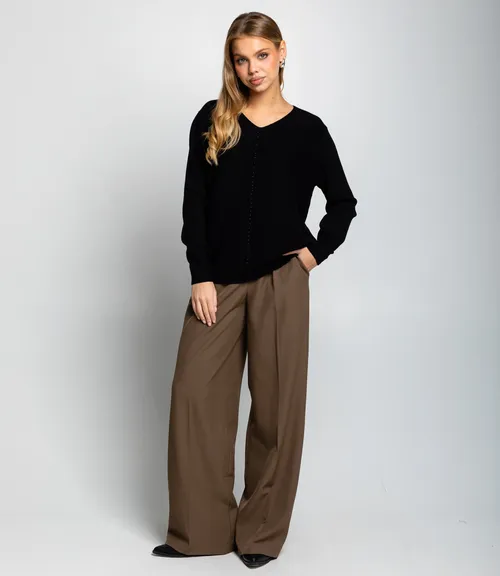 Джемпер #КТ8208, чёрный