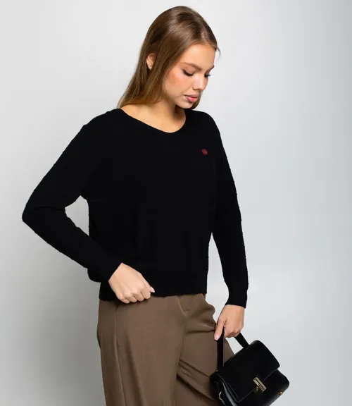 Джемпер #КТ20801, чёрный